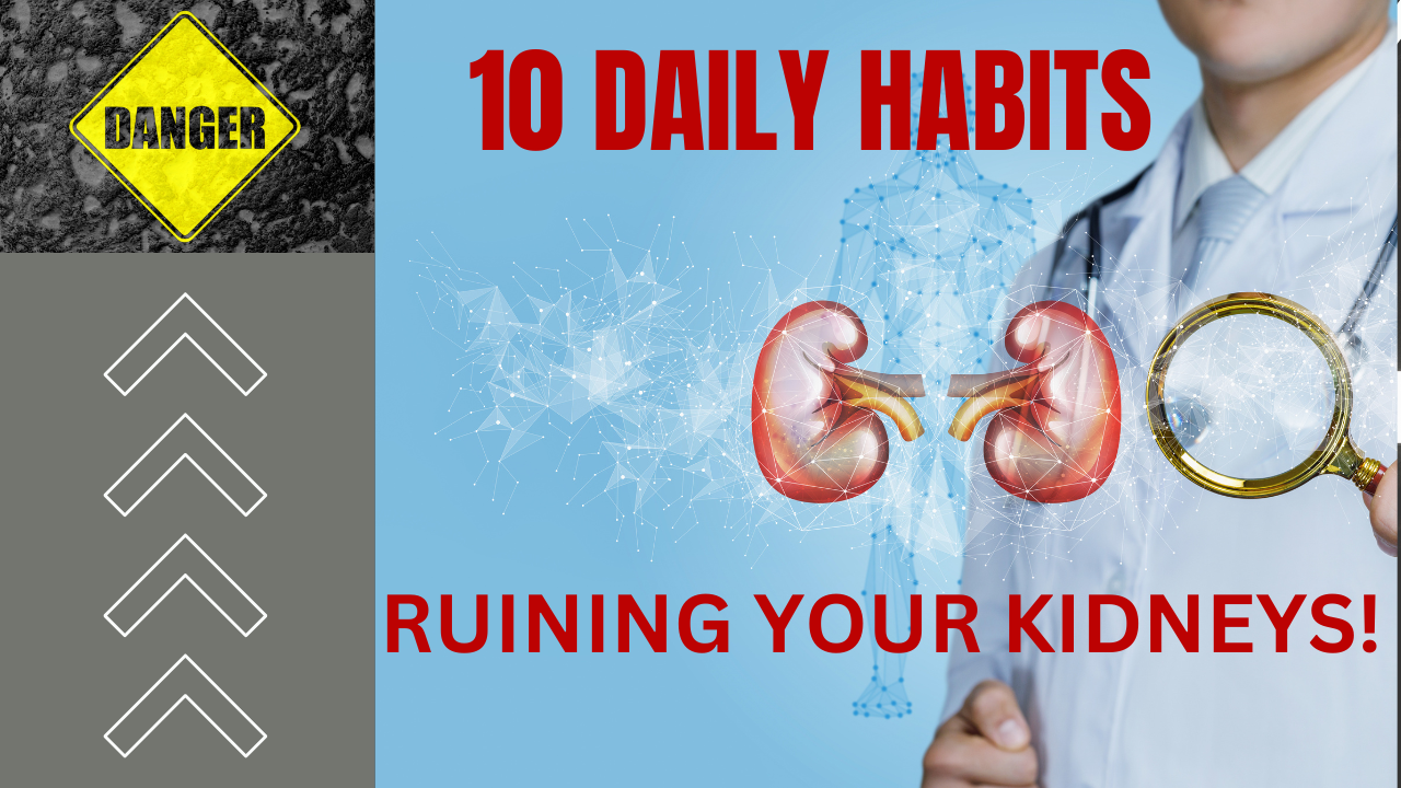 10 Daily Habits Ruining Your Kidneys